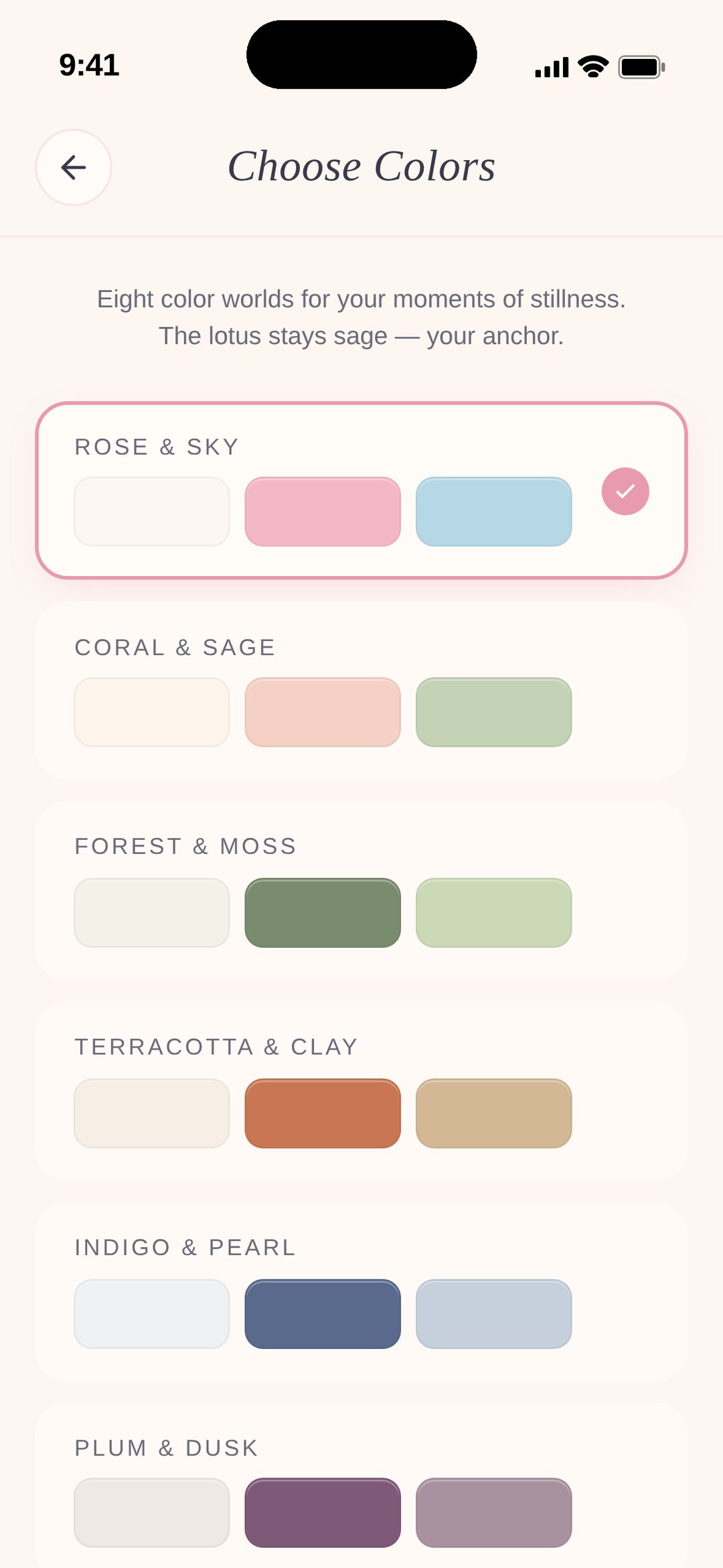 Color scheme picker